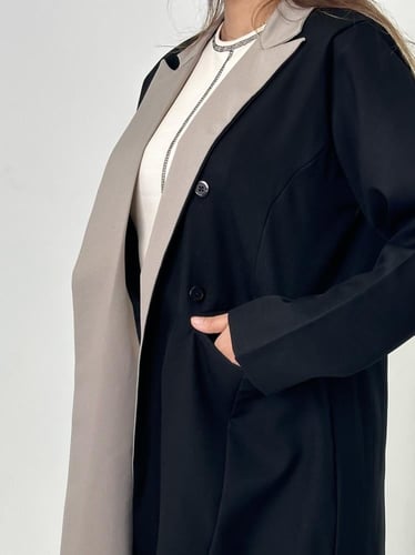 بليزر كتان مبطن