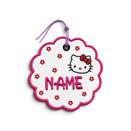 Hello kitty name tag