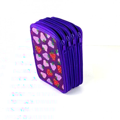 مقلمة بأربع طبقات لترتيب الألوان والاقلام