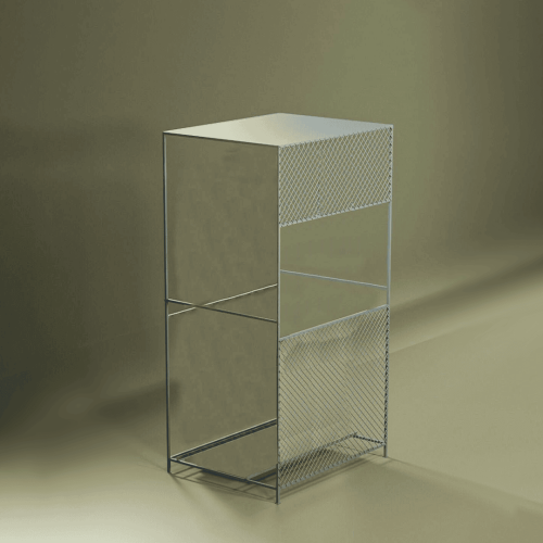 شبك حماية + حامل خزان للبرادة