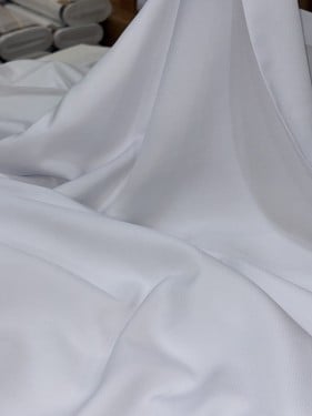 قماش سميراميس الاصلي ( ابيض مقلم )