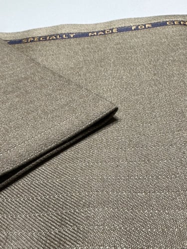 أجود أقمشة الشتاء من AY (بيج مقلم)