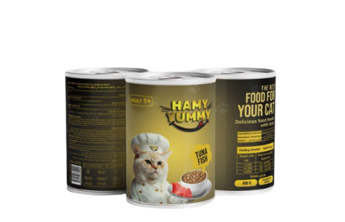 هامي يامي معلبات لحم فى الجيلى للقطط شد 12*400جرام