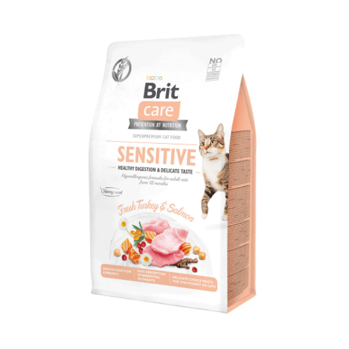 بريت طعام جاف للقطط التي تعاني من الحساسية الهضمية...