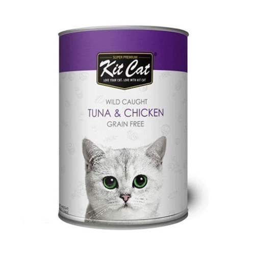 كت كات معلبات طعام رطب للقطط بالتونة و الدجاج 400...