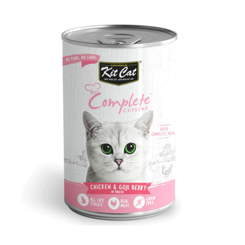 كت كات الوجبة المتكاملة للقطط بالدجاج و توت الغوجي...