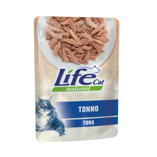 لايف كات اظرف طعام رطب للقطط تونا 70 جرام
