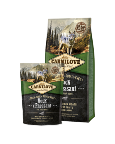 Carnilove 12KG - Duck&Pheasant Adult Dogs