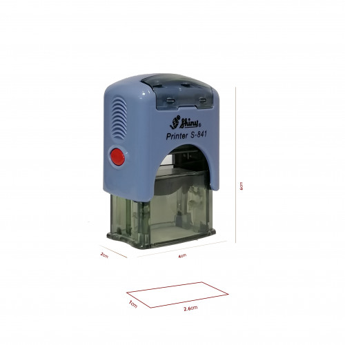 ختم مكتبي مستطيل - عرض 2.6سم
