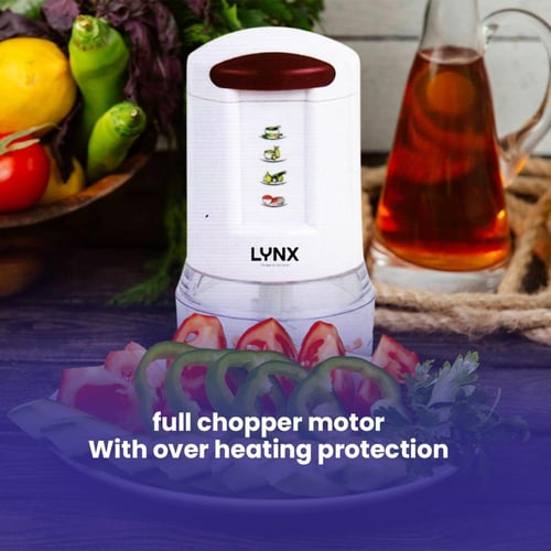 قطاعة خضار كهربائية 450 واط سعة 500 مل - لينكس