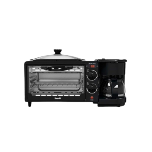 ماكينة تحضير الإفطار 3 في 1 ساتشي فطور متكامل بجها...