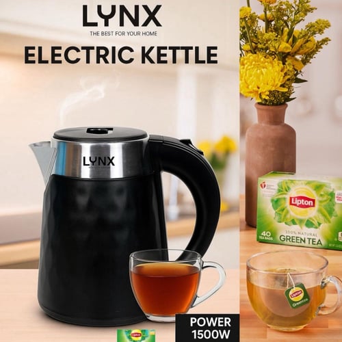 طقم غلاية كهربائية LYNX بقوة 1500 واط – ركن الشاي...
