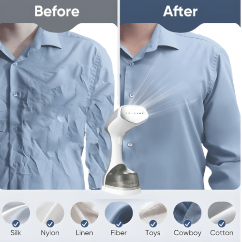 جهاز كي الملابس بخار 220 مل 1400 واط محمولة وخفيفة...
