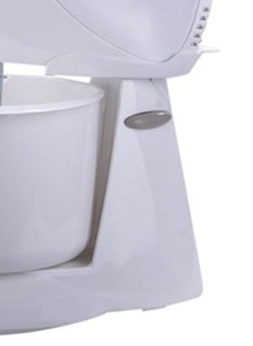 خلاط مع حامل وعاء بقوة 200 واط - أبيض