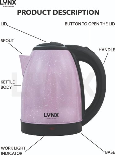 غلاية كهربائية لينكس (LYNX) من الستانلس ستيل – قوة...