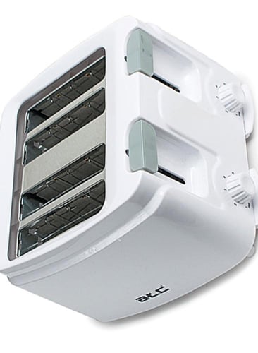 محمصة خبز (توستر) ATC تكفي 4 قطع –لون أبيض