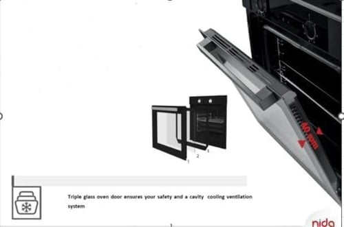 فرن كهربائي كارينو 86 لتر – تصميم أنيق وأداء احترا...