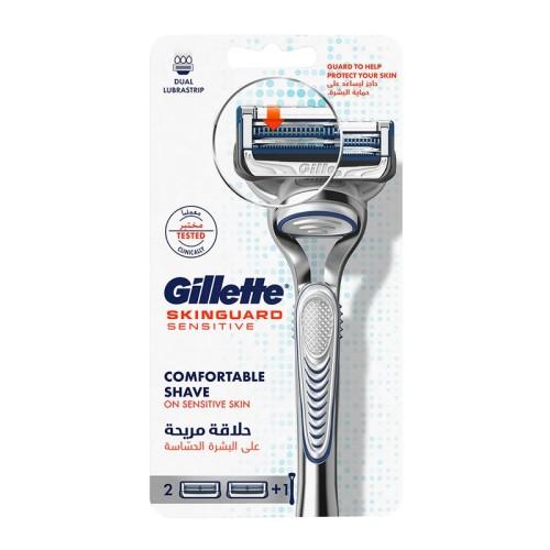 جيليت جارد ماكينة حلاقة + 2 شفره