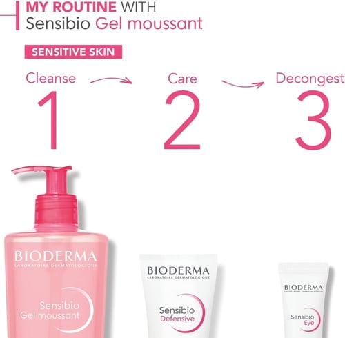 بيودرما جل منظف سينسيبيو للبشرة الحساسة 500 مل