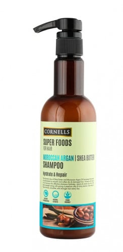 كورنيلز سوبر فودز شامبو زيت الارجان المغربي وزبدة...