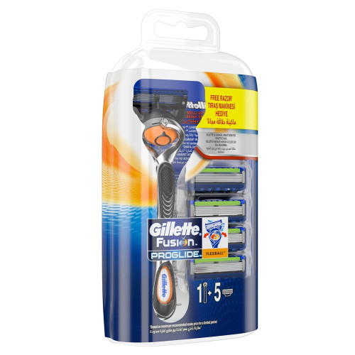 جيليت شفرات فيوجن بروجليد 4ق+ماكينة فيوجن موس مجان...