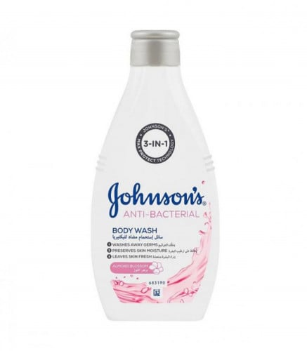 جونسون سائل استحمام مضاد للبكتيريا بزهر اللوز 400...