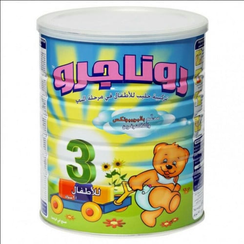 روناجرو حليب أطفال (3) لمرحلة النمو بالفانيلا 850...