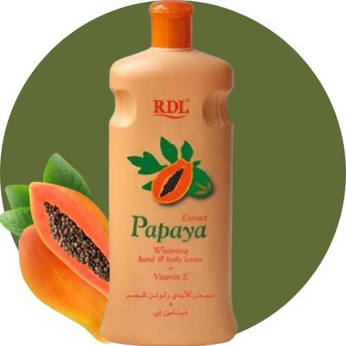 بابايا لوشن لليد والجسم للتفتيح 600 مل