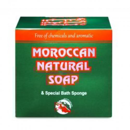 وادي النحل صابون مغربي 300 جم طبيعي + ليفه