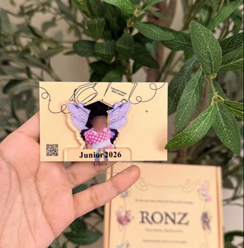 بروش مثلث ( فراشة من الخلف )