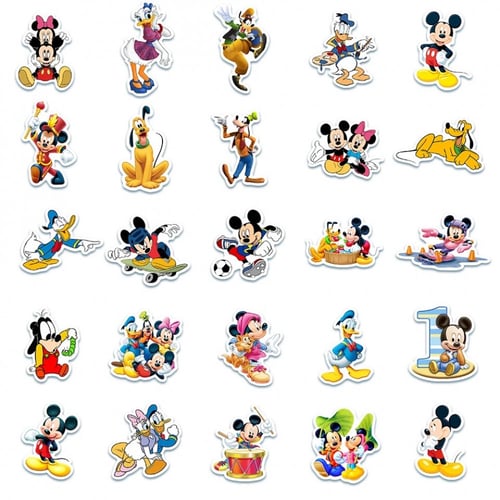 ملصقات ديزني - ميكي ماوس | 50 ملصق