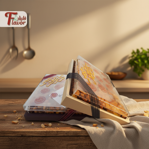 علبة مكسرات وسط