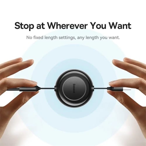 بيسيس 3 في 1 كابل USB قابل للسحب لشاحن iPhone، كاب...