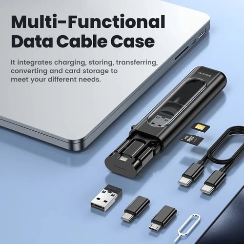 Toocki PD60W USB C To Type C Cable 5 in 1 Cable Ch...
