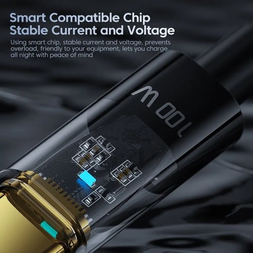 Toocki USB Type C to Type C Cable 100W Car Charger...