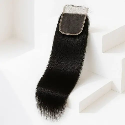 قاعدة شعر علوية دانتيل 4*4