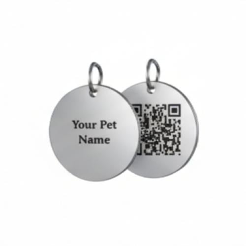 Metal Pet Medal with QR