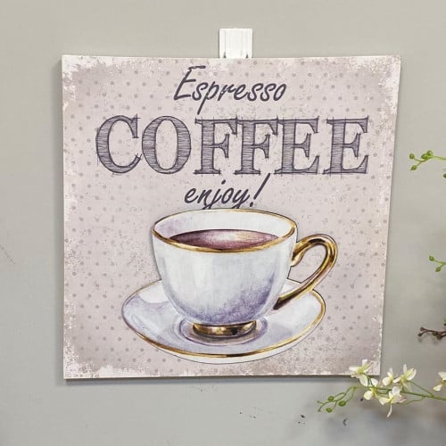 لوحة جدارية قماشية لفنجان بارز