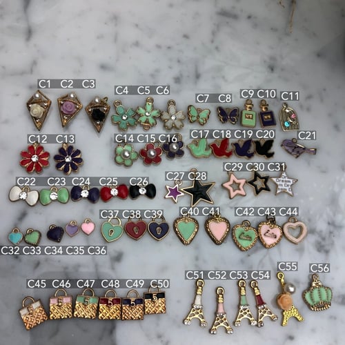 بروش الصدف بالفصوص الملونه تغيير الفصوص