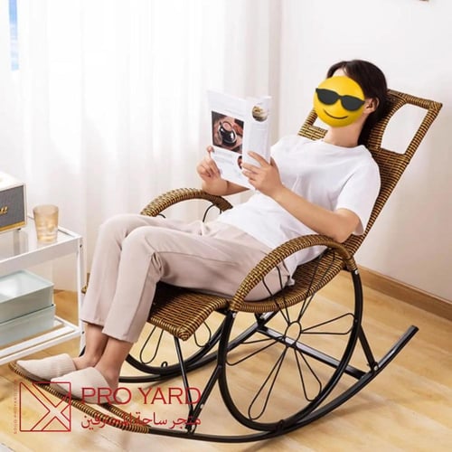 كرسي هزاز استرخاء من الخيزران