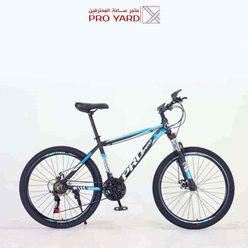 دراجة هوائية المونيوم هجين لون أزرق بأسود