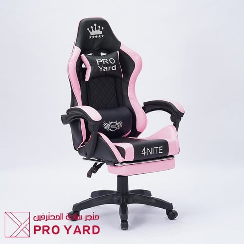 كرسي العاب قيمنق لون بنك بأسود