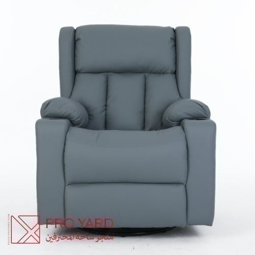 كرسي استرخاء كهربائي هزاز لون رصاصي
