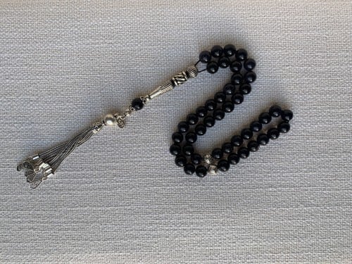 حجر النجوم الكريم مزين بالفضة الخالصة