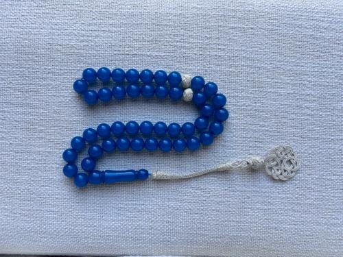 سبحة بكلايت مزينة بخيوط الفضة الخالصة