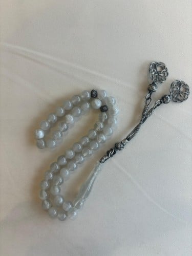 سبحة بكلايت مزينة بخيوط الفضة الخالصة