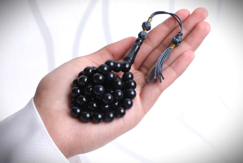 سبحة من البكلايت مشغولة يدوياً