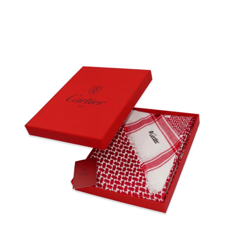 شال كشميري ماركة كارتير تصميم شماغ