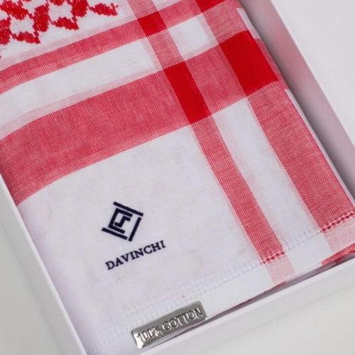 شماغ دافنشي احمر جديد 2025