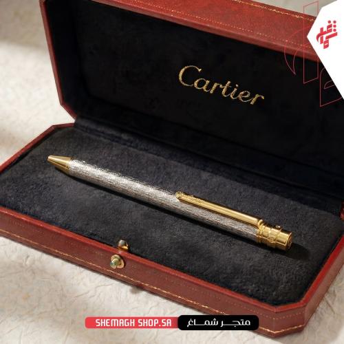 قلم كارتير دهبي في فضي
